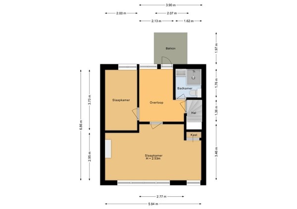 Medium property photo - Kennemerstraat 64RD, 2021 EE Haarlem